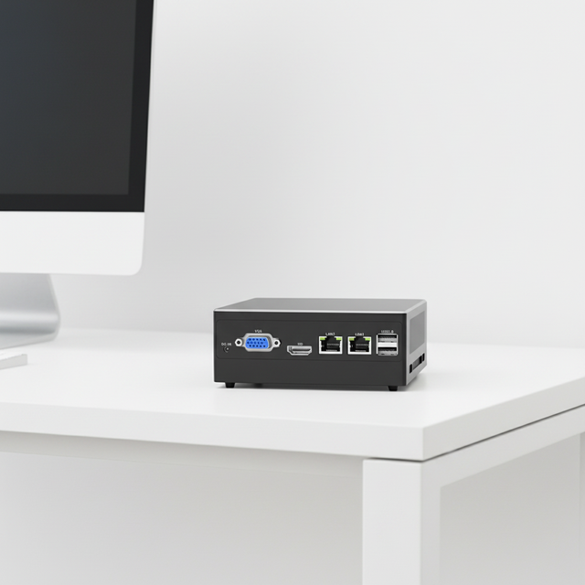 New System Unit Core I7 N100 Windows 11 Industrial Portable Desktop Gaming Mini PC DDR4 RAM SSD+HDD Storage