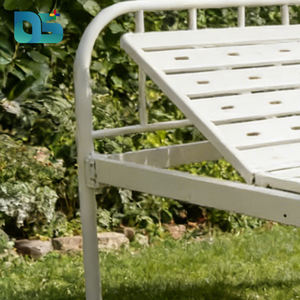 Lit médical manuel multifonctionnel réglable avec têtes et pieds fixes en fer, nouveau design, idéal pour hôpitaux et maisons de retraite - Vente chaude - Product Image 5