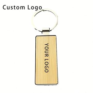 <b>Custom</b> Logo Wooden <b>Keychains</b>, Beech Wood with Love Shape for Engraving - Product Image 5