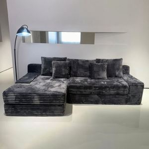 Ensemble de canapé-lit modulaire en tissu moderne de luxe, haute densité, extensible et capitonné, meubles de maison emballés sous vide - Product Image 5