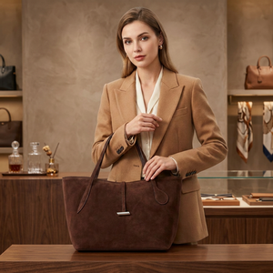 Sacs à main pour femmes BS INTERNATIONAL, style traditionnel, cuir véritable, luxe, durables, légers, imperméables, grande capacité - Product Image 1