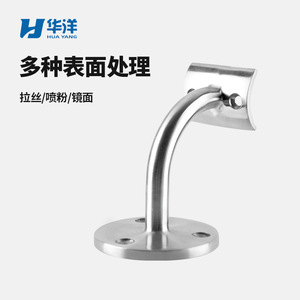 Hua Yang Stainless Steel Stair <b>Handrail</b> Bracket 304/316 <b>Wall</b> <b>Mount</b> Support Minimalist Design Durable Staircase Parts - Product Image 1