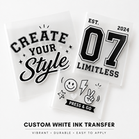 Film de transfert thermique pour la décoration des vêtements, impression colorée, finition lisse, matériau de transfert graphique personnalisé