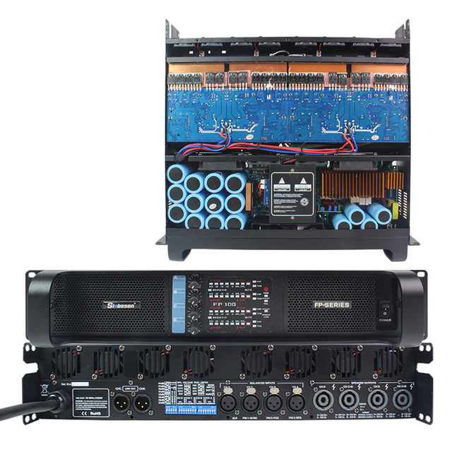 4*1350W Top Grade  Dj Amplifier 4 Channel Live Sound Center Main Amplifier Rack Mount Amplifier