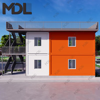 Duplex maisons préfabriquées, panneaux isolants, Kits de maison, maison préfabriquée à faible coût