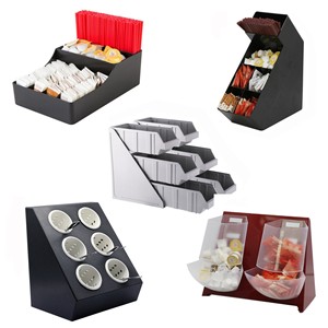 Boîte à mouchoirs multi-usages avec tube d'aspiration – <span class=keywords><strong>Sans</strong></span> perçage, style moderne et minimaliste pour les cafés et salons de thé - Product Image 1