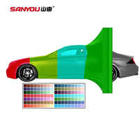 Film vinyle de protection de carrosserie automobile en PET, personnalisable OEM/ODM, de qualité supérieure, à changement de couleur, avec plus de 300 couleurs