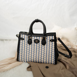 Bolsos de mano Clásicos de moda personalizados para mujer bolsos de mano con cierre de cremallera y Asa superior de lujo de alta calidad de cuero PU - Product Image 5