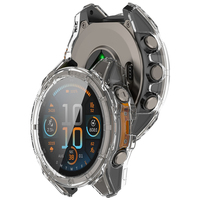 Étui de protection premium pour montre connectée Garmin Fenix 8 Solar AMOLED avec protection d'écran en verre trempé