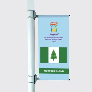 lamp post banner holder for pole banner