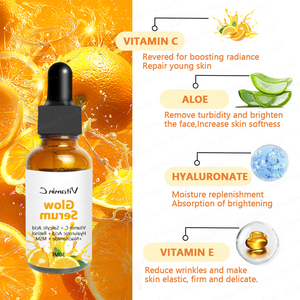 Siero concentrato <span class=keywords><strong>super</strong></span> potente alla vitamina C con nicotinamide, acido ialuronico, acido salicilico e retinolo, tutto in uno, siero illuminante anti-età - Product Image 3