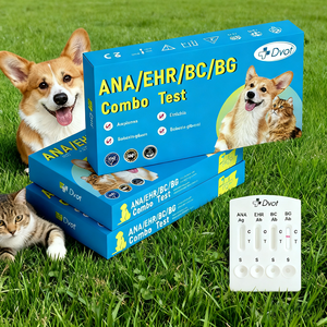 Kit de prueba combinado para detección de enfermedades de mascotas, Ehrlichia, Babesia, Gibson, Babesia <span class=keywords><strong>Canis</strong></span>-Anaplasma, uso veterinario - Product Image 1