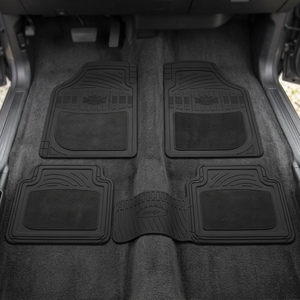 Tapis de sol 3D pour Opel Mokka, noir, moitié moquette, moitié caoutchouc, taille unique - Product Image 2