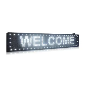 Semi-Outdoor-Scrolling-LED-Anzeige p10 LED-Anzeige Schaltplan LED-Panel-Anzeige Mono-Farbe LED-Nachricht Zeichen