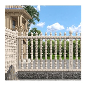 2022 быстрая доставка, готовый запас, форма для бетонного забора, литые поручни, декоративные перила для веранды, балясины - Product Image 2