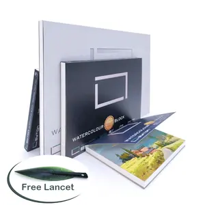 Nghệ Sĩ Chuyên Nghiệp Giấy Màu Nước Pad Nóng Lạnh Ép Leyton 300 Gam 350 Gam 450 Gam Gsm 4K 8K 16K 100% Bông Watercolour <span class=keywords><strong>Sketchbook</strong></span> - Product Image 1