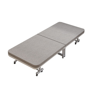 <span class=keywords><strong>Lit</strong></span> pliant en métal réglable à double pliage pour la pause déjeuner, idéal pour le bureau, l'hôtel, la chambre et le camping - Product Image 5