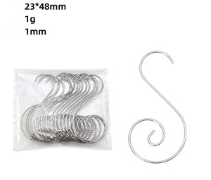 Gantungan hiasan kawat logam untuk rumah, dekorasi pohon Natal nyaman menggantung gantungan dalam kotak kemasan - Product Image 3