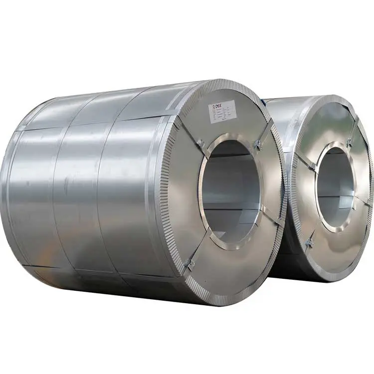 Dx51d galvanizli Metal soğuk haddelenmiş paslanmaz çelik bobin Dc01 Crc şerit soğuk haddelenmiş çelik levha Z275 galvanizli çelik