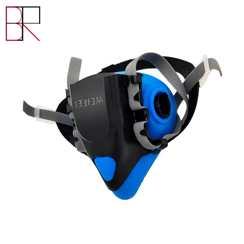 Bangrong Good Quality WEIFEI 8200 gas mask Chemical Respirator Chemical Materials Respirator for Car Paint