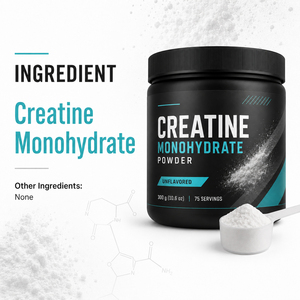 Creatina Monohidrato Pura en Polvo al por Mayor, Sin Azúcar, 300g, Suplemento Deportivo para Adultos, para Energía y Crecimiento Muscular, No Apto para... - Product Image 3