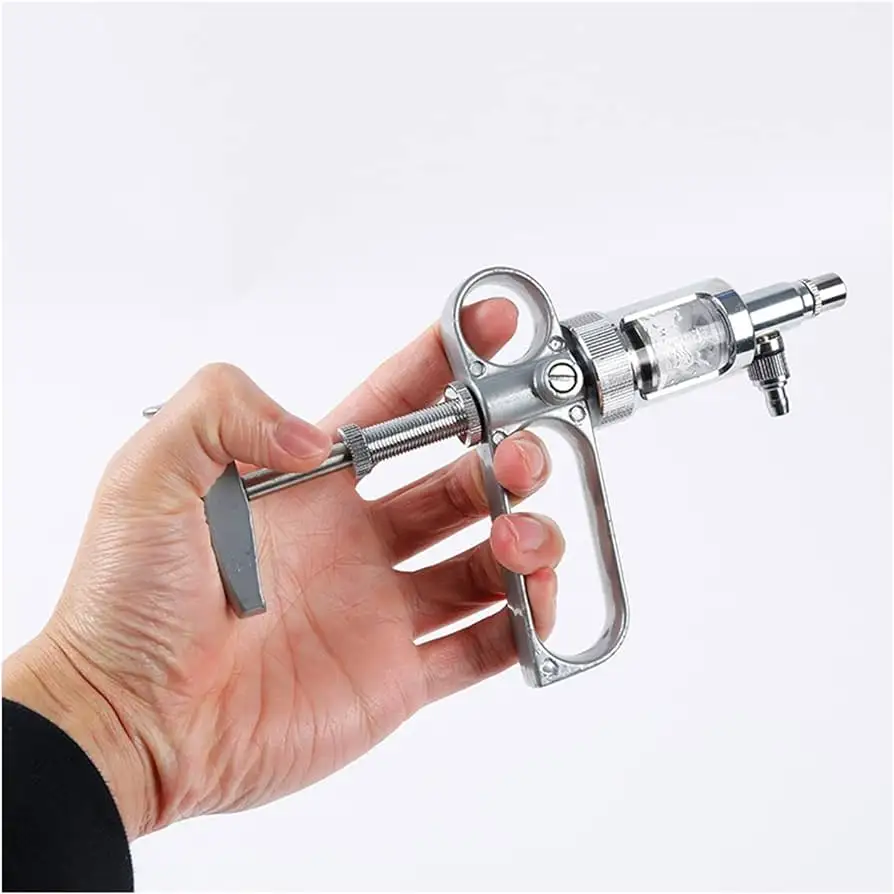 Veterinary Equipment Automatic Continuous Luer-Lock Syringe 0.5ml 1ml 2ml 5ml for Poultry Pig