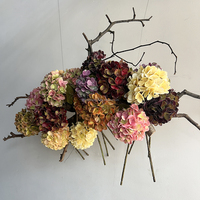 Klassieke Lichte Luxe Stijl Olieverf Textuur Real Touch Hortensia Voor Trouwzaal Decoratie