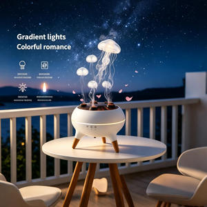 Diffusore di Oli Essenziali a Forma di Nuvola di Funghi e Medusa, Umidificatore Ultrasonico con Illuminazione LED Controllata da App per Hotel - Product Image 5