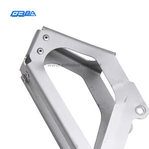 Aluminum Material <b>Silver</b> Water Tank Lower Guard Plate Side <b>Bracket</b> For Lotus Emira 2021-2025 8891387333 - Product Image 5