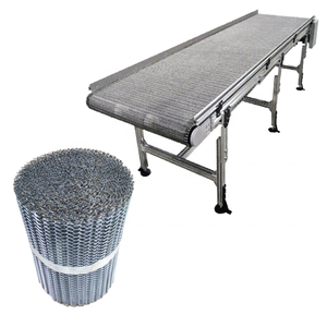 Paslanmaz çelik tel örgülü konveyör bandı yüksek sıcaklığa dayanıklı kurutma konveyör sistemi - Product Image 5