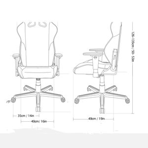 Silla <span class=keywords><strong>Gamer</strong></span> de Alta Calidad 2026, Silla de Oficina <span class=keywords><strong>Gamer</strong></span> de Gran Tamaño con Reposabrazos 2D, Color Rosa, Negro y Rojo - Product Image 2
