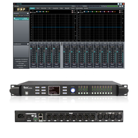 Processeurs audio haut de gamme Nuoxun LM848RTS 4 entrées 8 sorties DSP, système de sonorisation pour enceintes, mixeur numérique intelligent professionnel, processeur audio