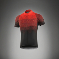 Polo de cyclisme à manches courtes pour homme Kuest Custom, 100% polyester, respirant, léger, vêtements de vélo d'été, design avec poche