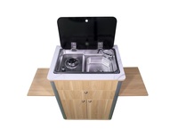 Module de camping-car pour le camping, boîte de camping, cuisine extérieure, cuisine de caravane