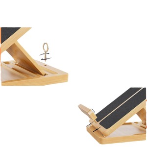 Tabla Inclinada de Madera Maciza, Plataforma Inclinada Antideslizante para Estiramiento de Pantorrillas, Banco para Rehabilitación de Piernas, Equipo de Gimnasio - Product Image 2