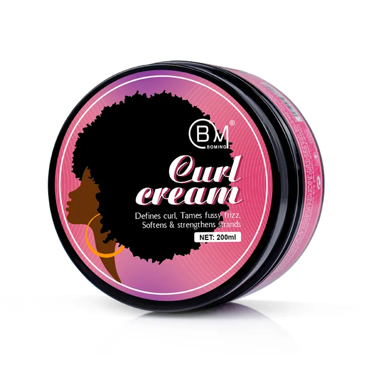 Wholesale curl activator cream 4c hair curl cream private label for african hair
