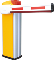 Barrière de signalisation LED rouge/verte BISEN ACCESS en aluminium avec moteur DC et contrôle par carte IC, longueur maximale 5M