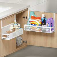 Étagère à épices en métal pour la maison, panier de rangement suspendu, banc de rangement