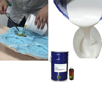 Rtv2 caoutchouc de silicone liquide pour faire statut ciment polyuréthane moule matière première caoutchouc de silicone liquide