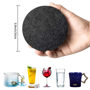Sottobicchieri rotondi personalizzati per bevande <span class=keywords><strong>tavolo</strong></span> da pranzo cuscinetto di protezione resistente al calore tazza tè tè tazza calda tovaglietta - Product Image 2