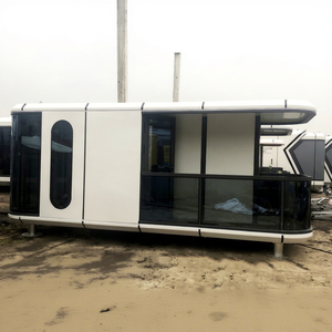 Casa Prefabricada de Acero Inoxidable de Alta Gama, Tipo Cápsula Espacial, con Tecnología Moderna, Puerta Automática, Sistema Inteligente para Toda la Casa - Product Image 1