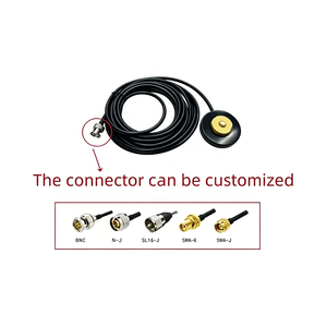 เสาอากาศรถยนต์แบบแม่เหล็ก Dual Band 4G NMO Connector 3DBi ฐานแม่เหล็ก 400-470MHz 90 มม. 136-174MHz 144/430MHz 698-2700MHz - Product Image 2