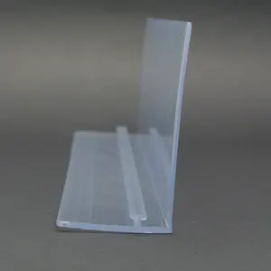 Supermarket shelf PVC stopper Plastic front stopper for shelf pusher system