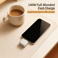 [Nouveau 2026] Câble USB-C 140W à déconnexion automatique avec adaptateur de chargeur à éjection automatique en alliage d'aluminium pour ordinateur portable, téléphone portable et LED