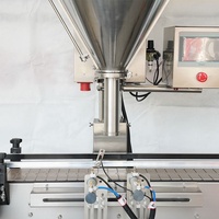 Machine de remplissage de poudre à commande PLC en acier inoxydable à bas prix pour applications chimiques et de boissons, haute précision, pour fûts