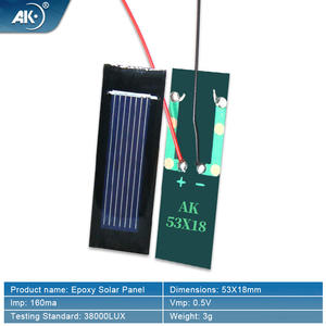 Aanpasbare 53X18Mm Zonnepanelen Van Hoge Kwaliteit Met 0.5V Draadspanning Geoptimaliseerd Voor Efficiëntie - Product Image 2