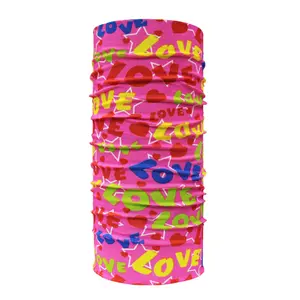 Bandeaux en polyester imprimés avec logo Couvre-chef coloré imprimé multifonctionnel Bandana tubulaire sans couture Logo personnalisé