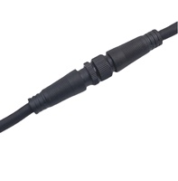 Connecteurs de câblage d'extension mâle-femelle HSJX 6PIN M16 10A en cuivre et nylon, étanches IP67, 250V