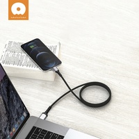 3A Kabel Data Kepang Nilon Mikro Tipe-c Usb C Kabel Usb Pengisian Cepat 1Meter untuk Perangkat Pintar dengan Stok Pengiriman Cepat