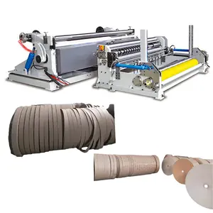 Double Motor Control Paper Reel Slitting Rewinding Machine Cash Register Paper Rewinding Slitter Machine